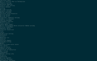 occupations generated on fresh vm